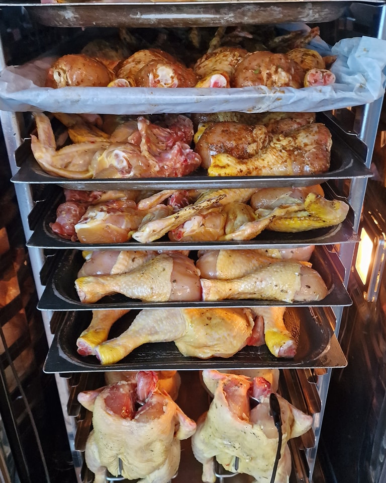 pollo arrosto con patate